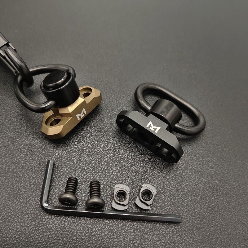 LWXC Metal Tactical QD Sling Mount Sling Swivels Push Button Swivels Stud Mounts Hunting Accessories k2045