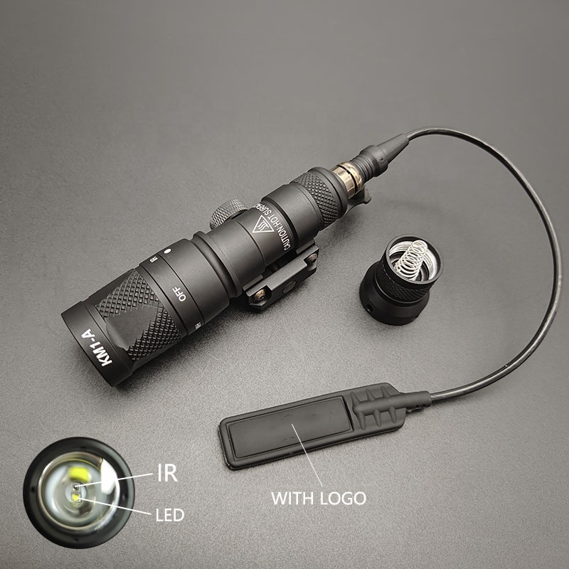 SOTAC Tactical Flashlight M300V IR Weapon Light White LED Light & IR Infrared Output Outdoor Hunting Troch  Fit 20mm Rail