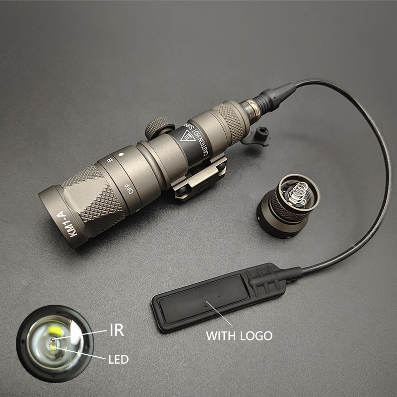 SOTAC Tactical Flashlight M300V IR Weapon Light White LED Light & IR Infrared Output Outdoor Hunting Troch  Fit 20mm Rail