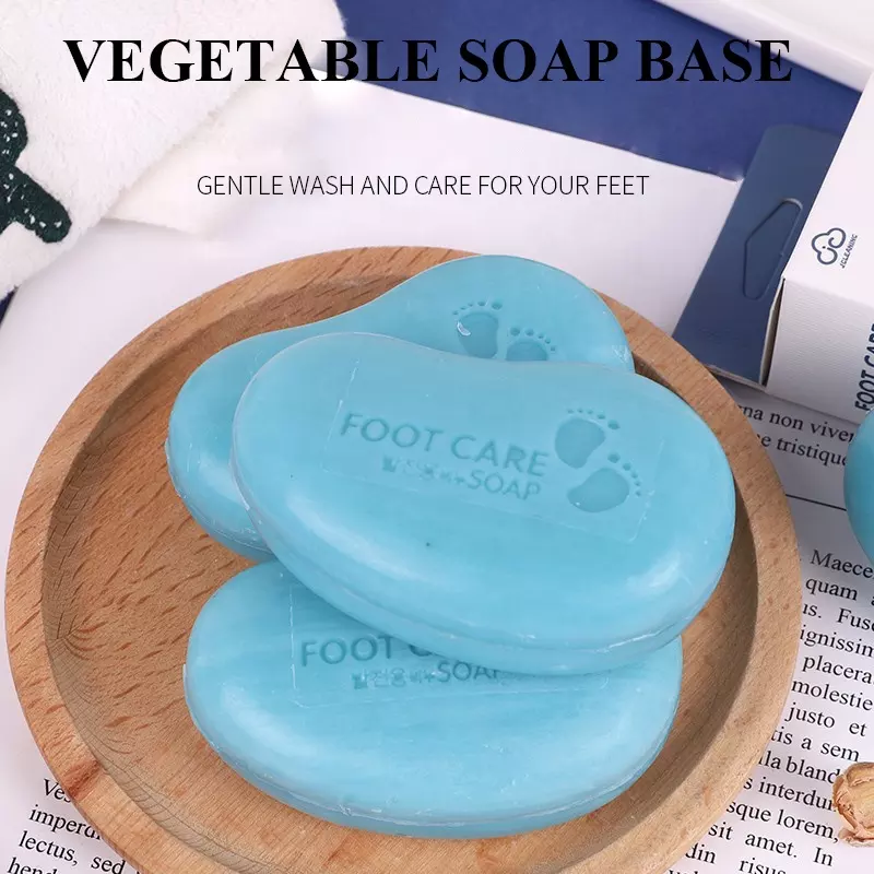 OEM Foot Skin Care Vegan Nursing Beriberi Antipruritic Deodorant Perspiration Bubble Exfoliating Foot Care Herbal soap