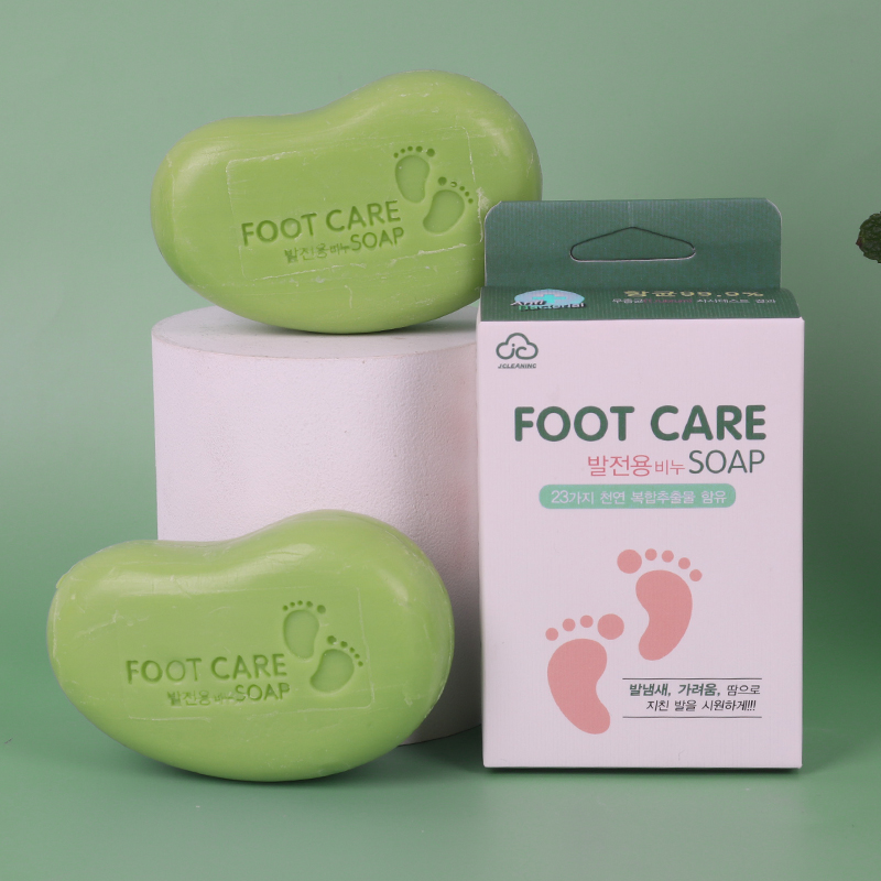 OEM Foot Skin Care Vegan Nursing Beriberi Antipruritic Deodorant Perspiration Bubble Exfoliating Foot Care Herbal soap