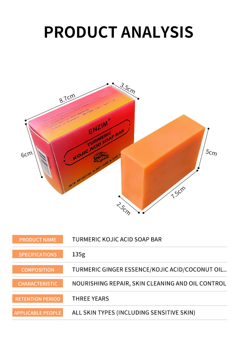 Natural Turmeric Soap Bar for Face & Body Turmeric Skin Soap Wash for Dark Spots, Intimate Areas, Underarms Turmeric Face Soap