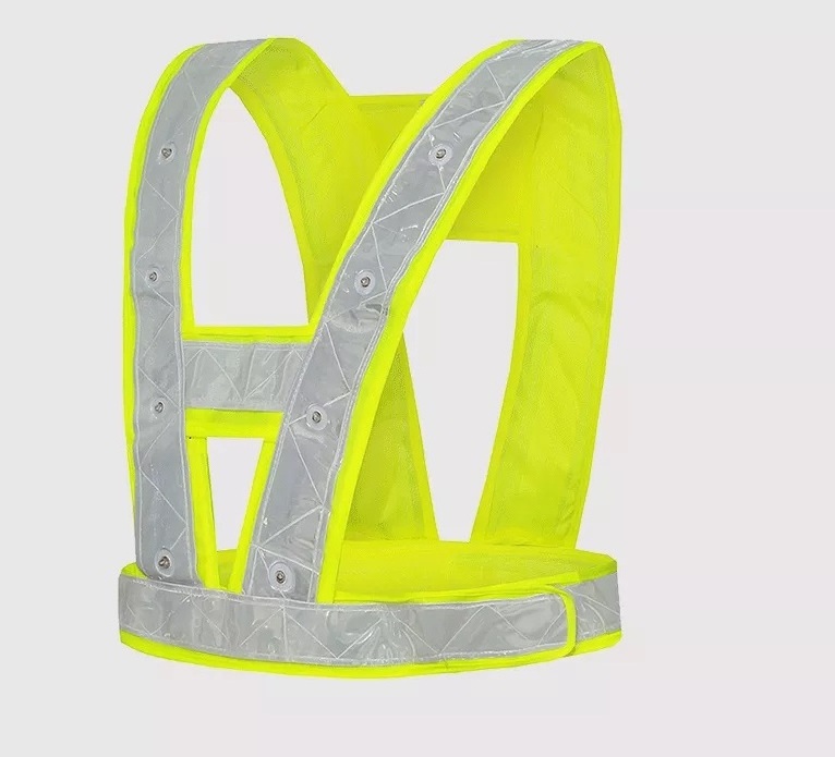 Lightweight Breathable Safety Vest With Logo for Running, Jogging, Cycling, construction, biking