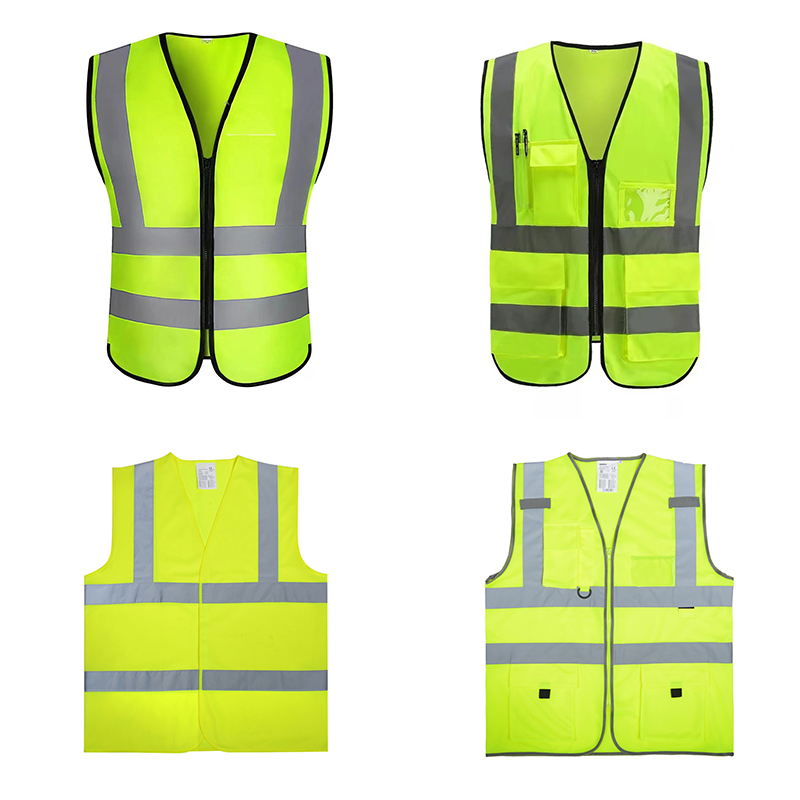 Security Construction Reflective Vest/High Vis Safety Reflective Vest  Workwear/Customize Logo