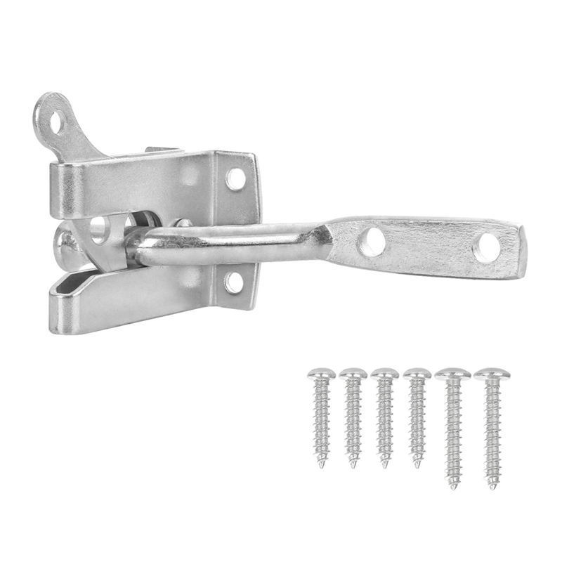 self locking iron gate hinge Automatic latch gate bolts gravity latch