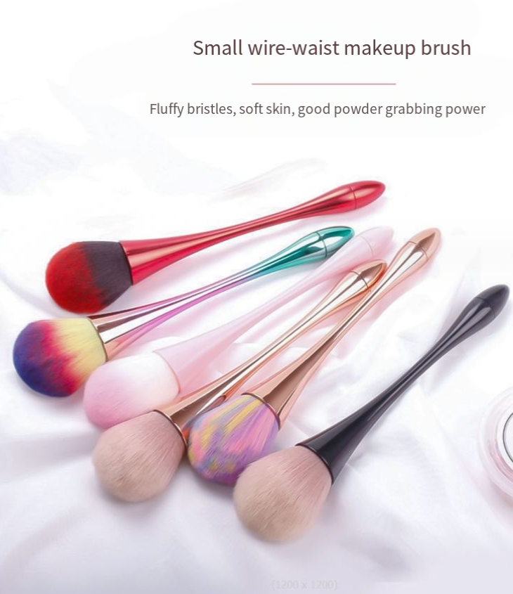 Private Label Brushes Makeup Powder Foundation Professional Makeup Brush Set Kit Refillable Single Big Powder Brush