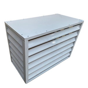 Aluminum Air Conditioner Covers Air Vent Grill Waterproof For Residential Building Apartment