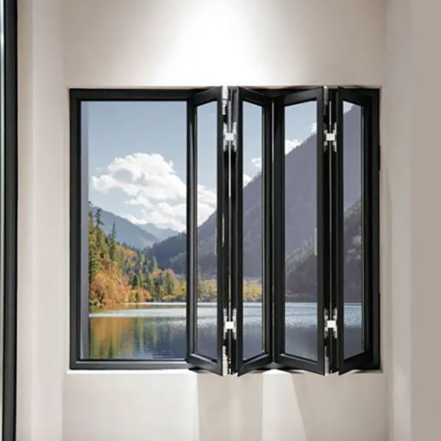 Affordable Aluminum Folding Doors and arch window customized folding door hardware wanhu door