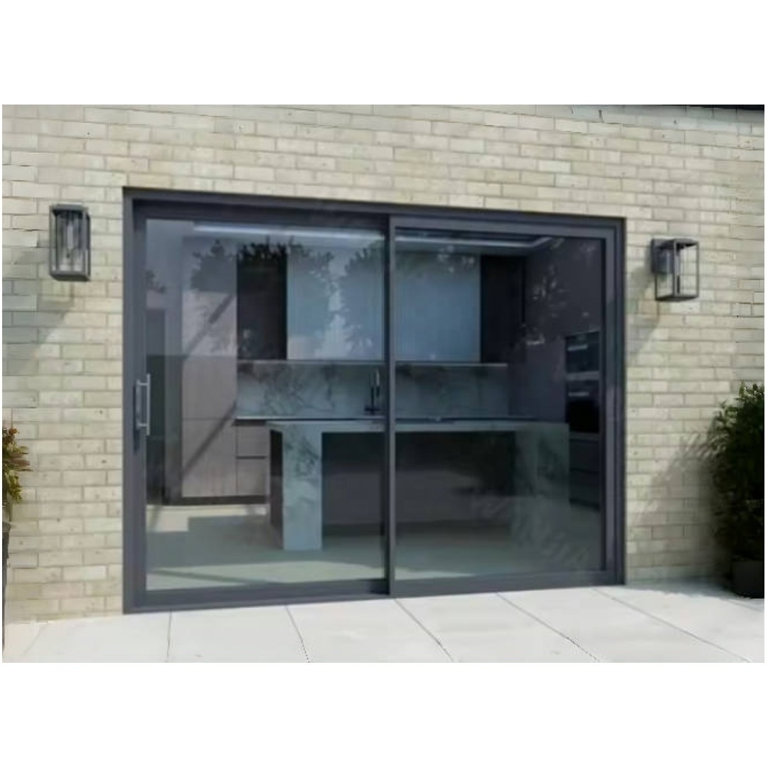 Aluminium panoramic sliding door commercial screen doors folding glass patio commercial australian standard external doors