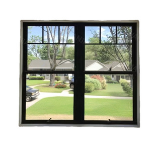 Accordion windows cost Double color UPVC Single hung windows and doors