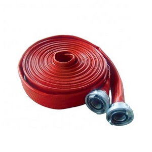 PVC Lay-Flat Fire Hose single jacket PVC White OR Red Color Canvas Hose Pipe Double-Jacket multiple