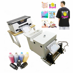 Any Fabric Printing A3 Dtf Printer Printing Machine Shaker Powder Machine for single xp600