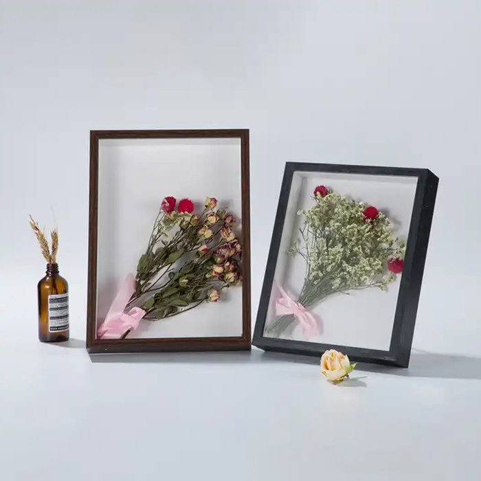 Colorful 6 7 8 10 16 inch Dried Flower Display Case Shadow Box 3D Picture Frame