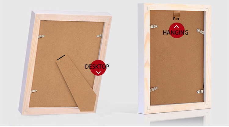 Sublimation Simple Style European Picture Photo Plastic Photo Frames for Wall Hanging