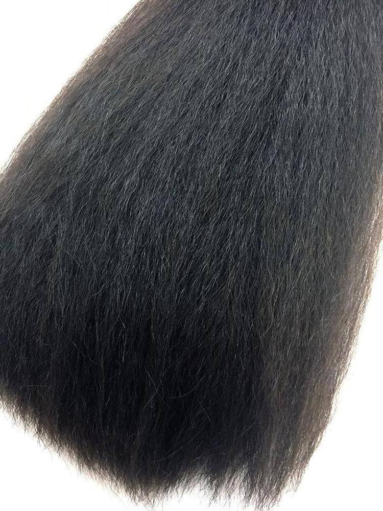 Wholesale virgin brazilian 100% kinky straight micro ring human hair extensions