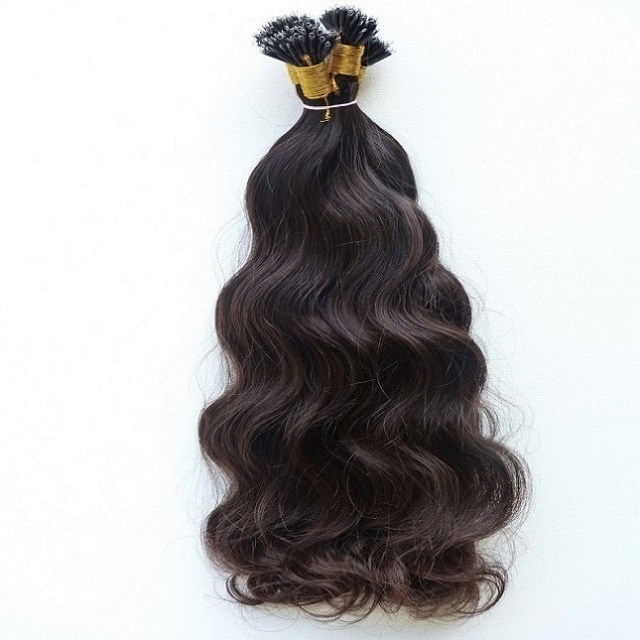 100% virgin remy brazilian human hair afro kinky curly nano ring hair extensions