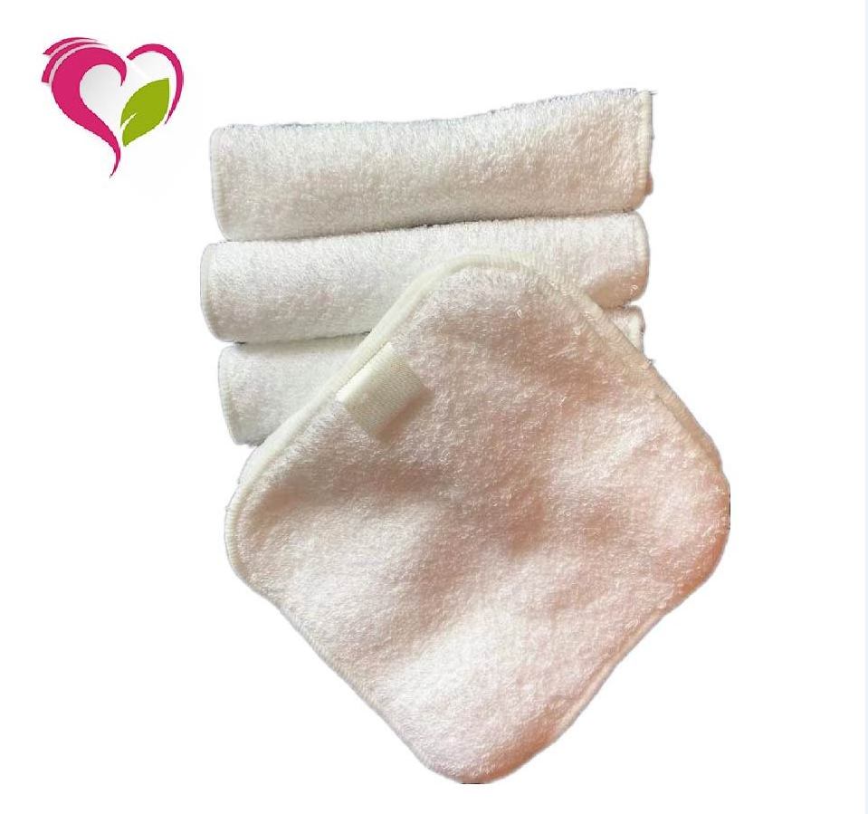 Face Washable Bamboo Cotton Terry Reusable Makeup Remover Cloth