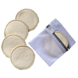 Reusable Wholesale Face Cloths Makeup Remover Pads Cotton Facial Cloth Cleansing Remover Pad Bamboo Hemp Pads