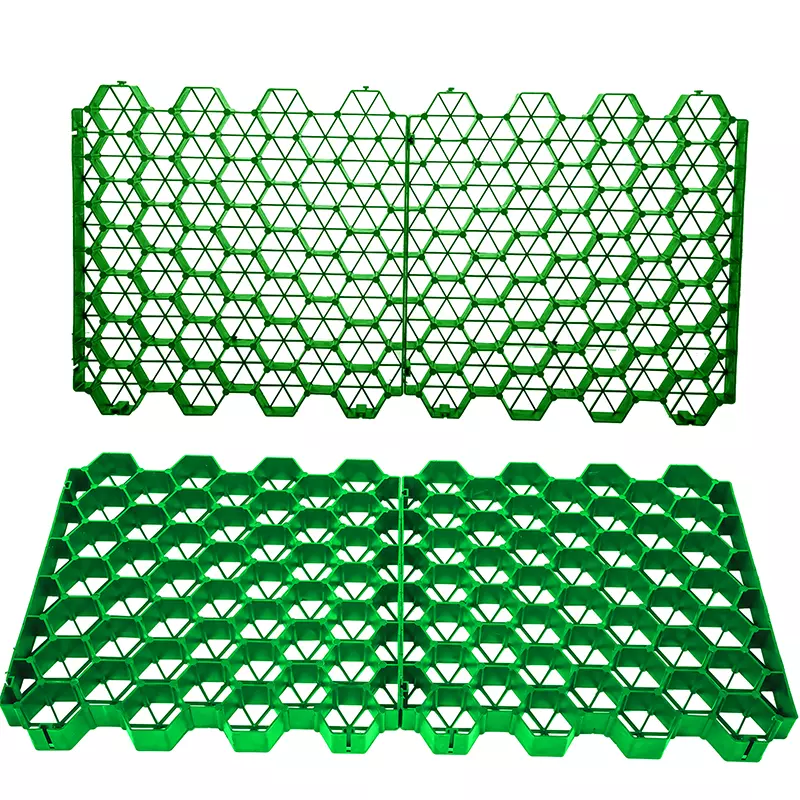 High quality Parking Lots or Fire driveway paver High tensile strength earthwork products HDPE plastic grass grid