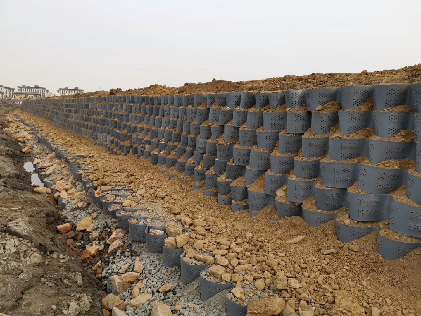 HDPE plastic geocell gravel grid stabilizer honeycomb price geoceldas geocell for road retaining wall slope