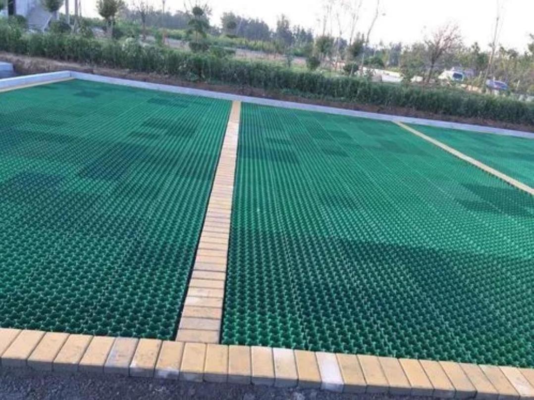 parking lot landscaping paver plastic ground paving system landscape paving grid