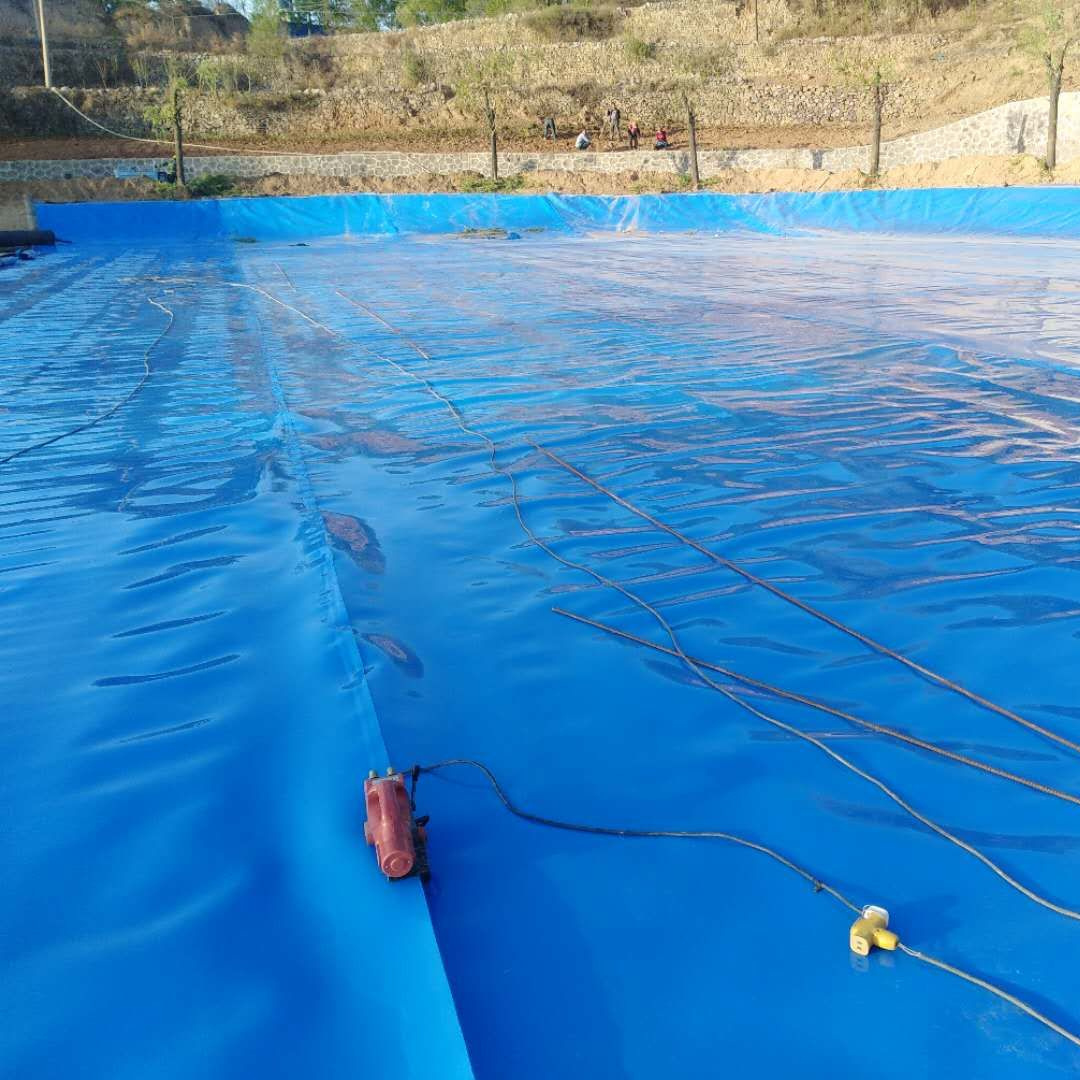 blue color pond liner blue color geomembrane swimming pool liner