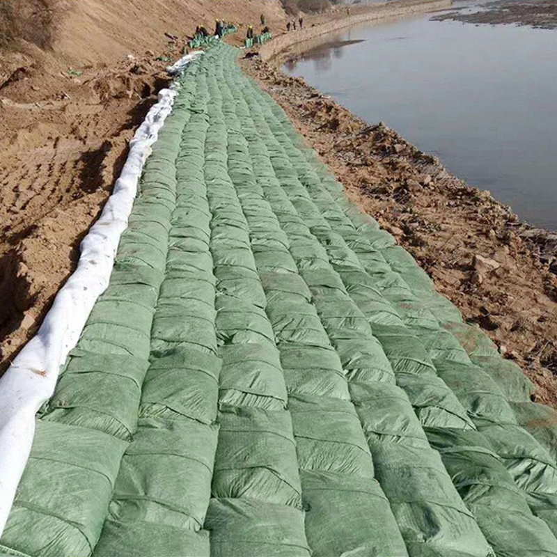 Geotextile Bag Price nonwoven geotextile vegetation geobag soil bag sand bag for river bank flood protection