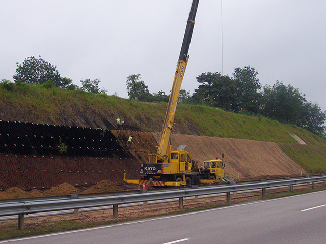 Geocell Retaining Wall & Road Grid HDPE Gravel Stabilizer Ground Stabilization Paver High-Density Polyethylene (HDPE) Geocell