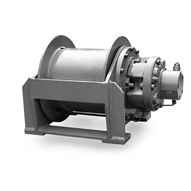 Hydraulic winch adopted SAI motor of GM motor  GMW series 1ton to 100 tons