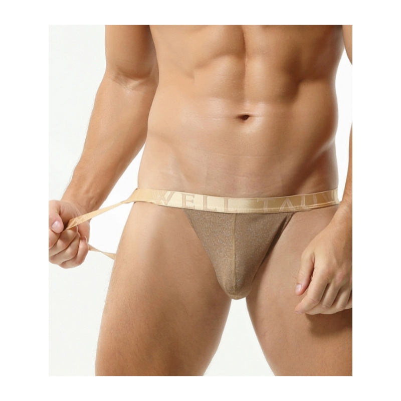 new mens very sexy jockstrap open back low-rise solid double thongs and g string gay men sexy underwear