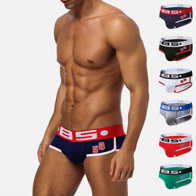 Wholesale Comfortable Cotton Men Boxer Briefs Casual Mens Underpants Boy Male Panties Shorts Gay Briefs