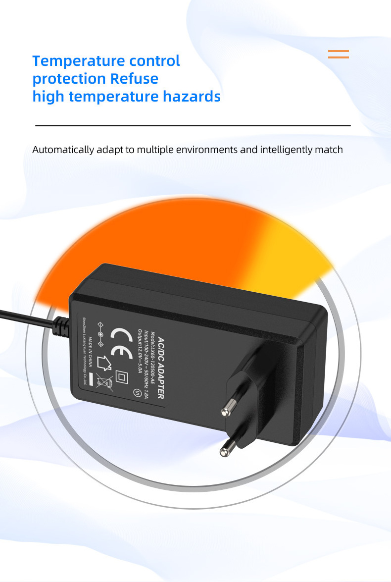 120vac to 24vdc ac/dc transformer EU plug CE ROHS ac to dc 60w wall 24v 2.5a netzteil 24 volt ac dc power supply adapter 24v