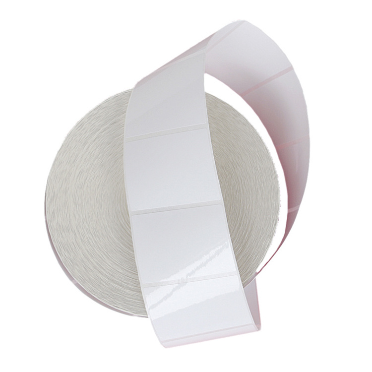 Cheap Adhesive Roll Blank Thermal Paper Sticker Size 40x30 mm For Sale