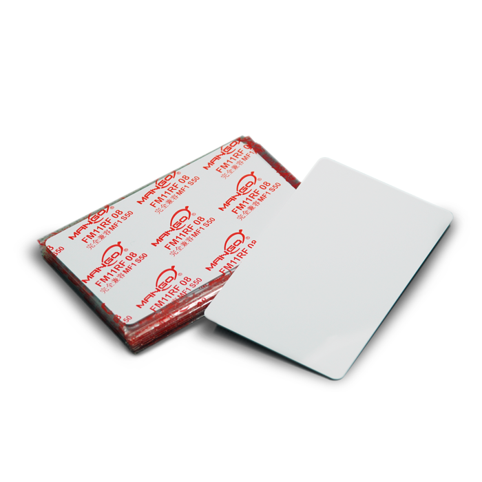 13.56MHz RFID f08 Card FM11RF08  ISO14443A RFID Blank PVC Card