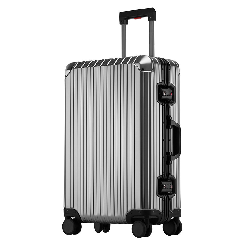 Durable Carry On Luggage With 100% Aluminum Magnesium Suitcase Sets Metal Material  Large Size