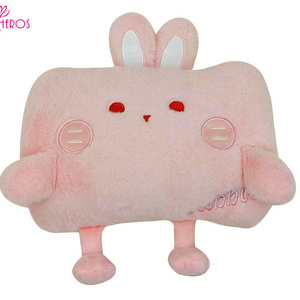 Lesheros 1350ml Cartoon Hot Water Bottle Rechargeable Winter Electric Hot Water Bag