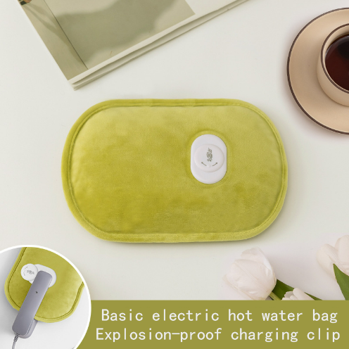 Lesheros 1350ml Hot Selling Solid Color Portable Electric Hot Water Bottle Hand Warmer Rechargeable Bag