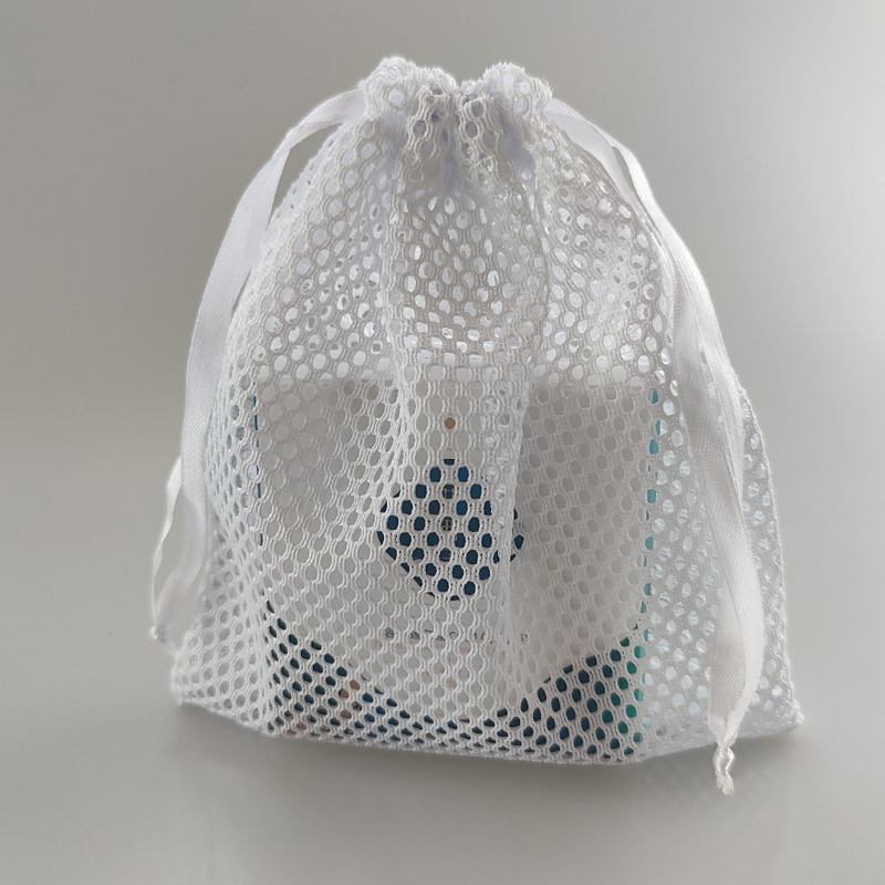 Wholesale Customized Logo Nylon Mesh Net Large Balls Drawstring Bags Mesh Ball Bags For Toys