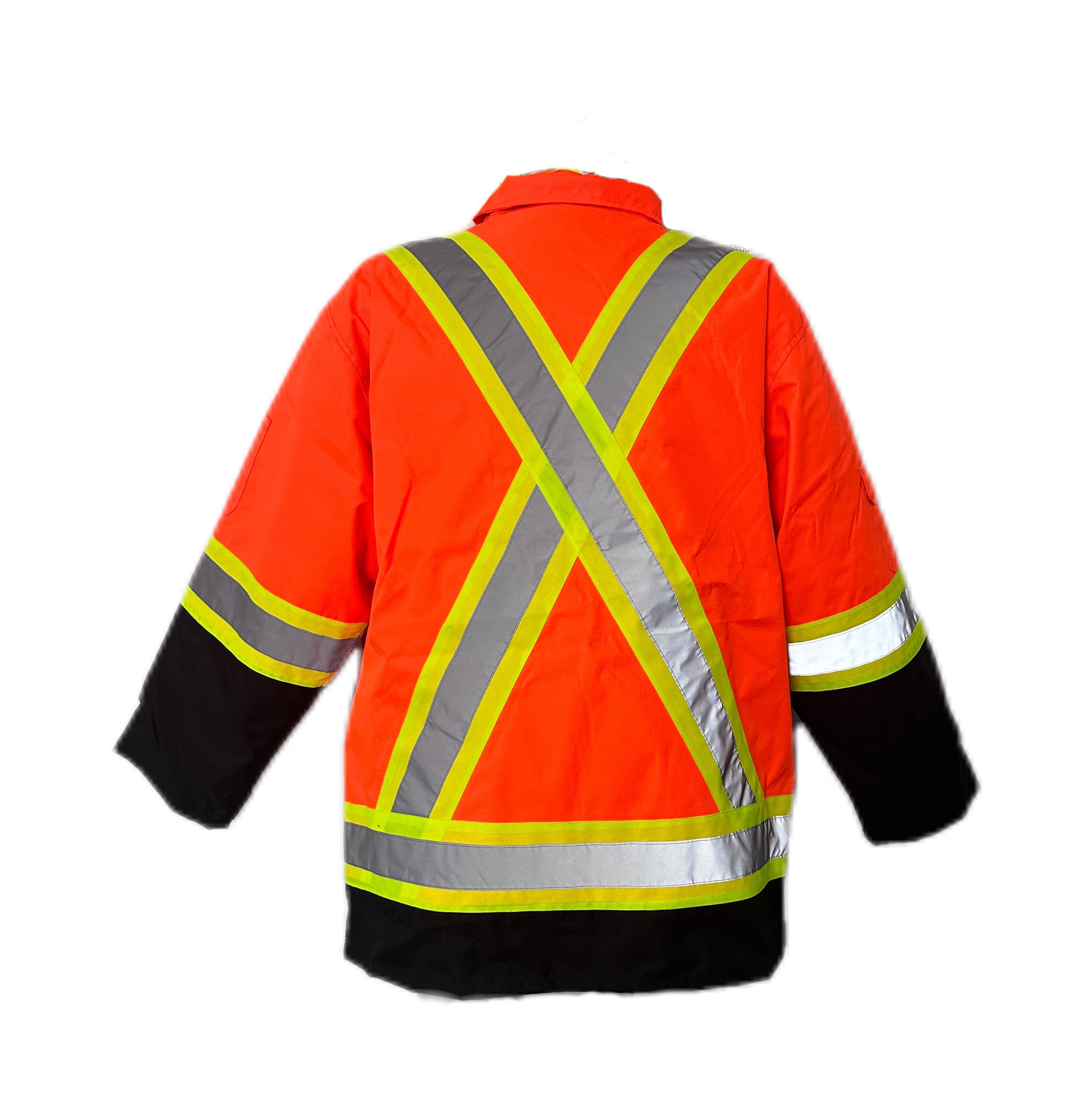 Hi vis jacket Hi-Vis Work Safety Jacket Men's High Visibility Reflective Jacket