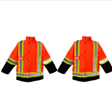 Hi vis jacket Hi-Vis Work Safety Jacket Men's High Visibility Reflective Jacket