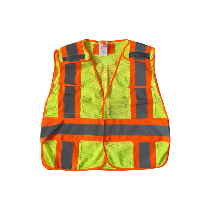 5 points Tear-away Mesh Fabric Reflective Safety Vest