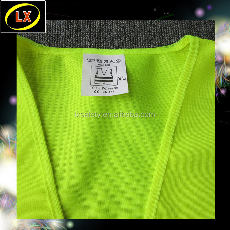 High Visibility Mesh Reflective workwear safety vest