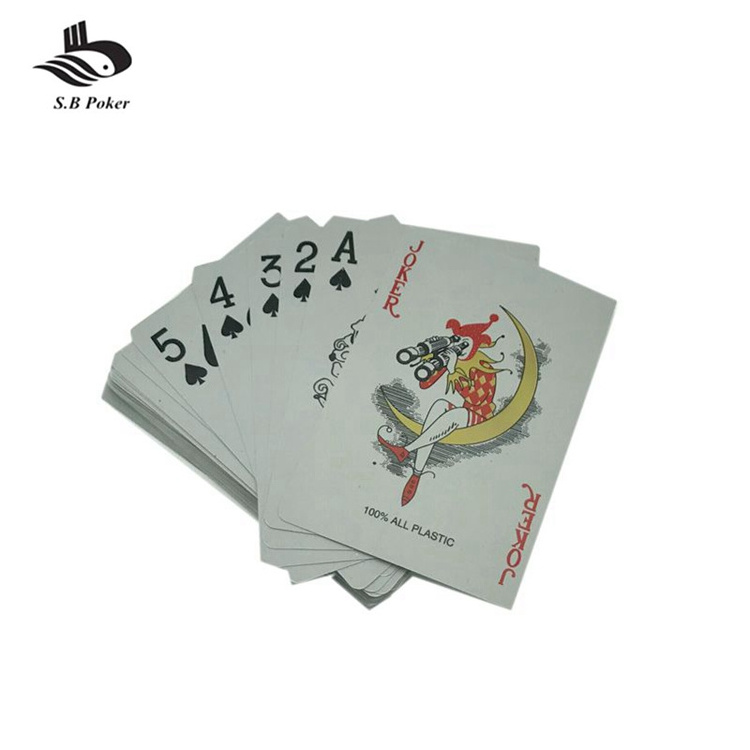 Customized nude gold poker cards with luck royal for sale