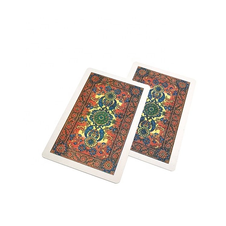 HOT SALE naipes spanish custom plastic playing card pvc poker printing