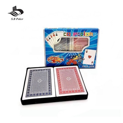 Plastic waterproof Poker PVC black playing cards gold foil silver deck card game classic