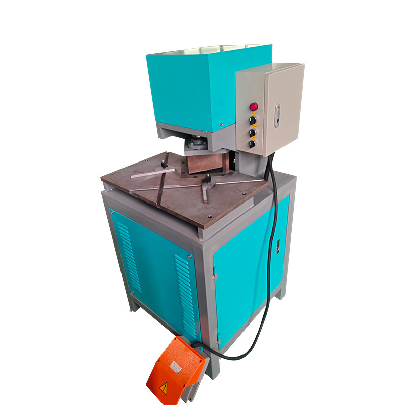 high quality corner notching metal sheet cut shear anglecutting machine with fixed angle for sale