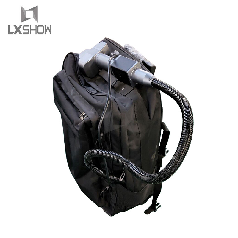 Metal rust removal 50w 100w backpack fiber laser cleaning machine price