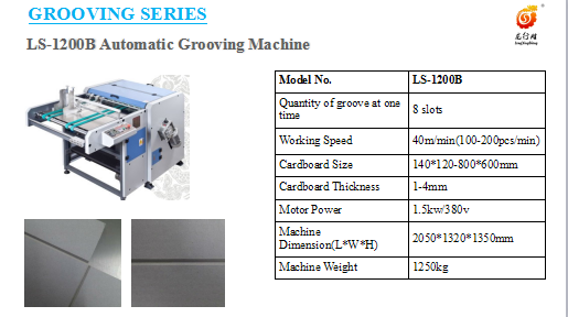 Full Automatic Cardboard Box V Groove Cutting Machine