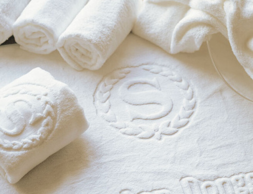 Luxury Hotel Bath Linen White Balfour Five Star Hotel Towel 100% Cotton Emboss logo Bath Towel For Hotel/spa