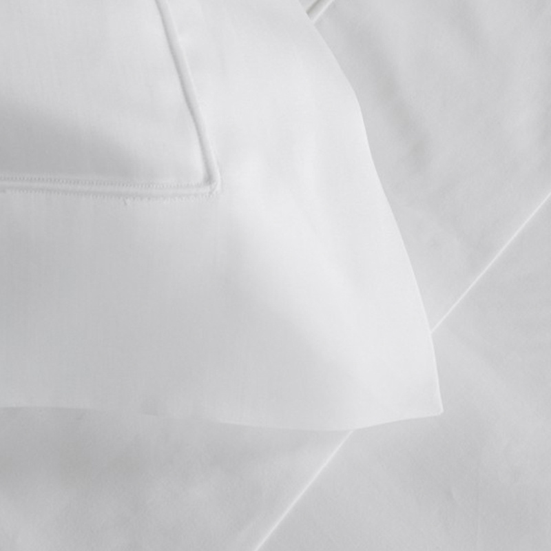 High Quality  Turkish Cotton 600TC 80's  White Hotel Bedding set